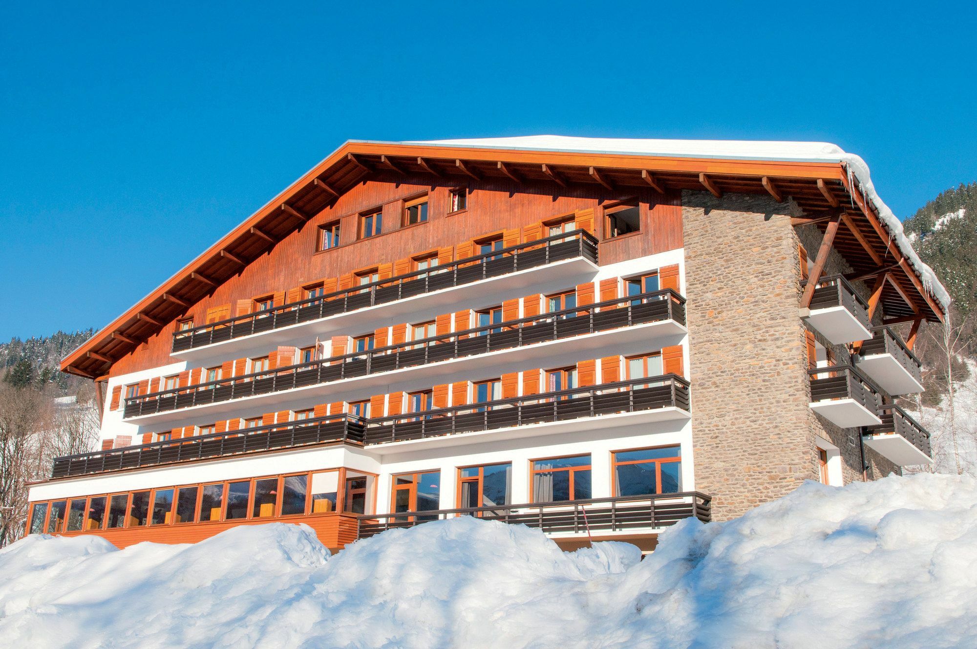 Hotel Vacances Bleues Les Chalets Du Prariand Megève Exteriör bild