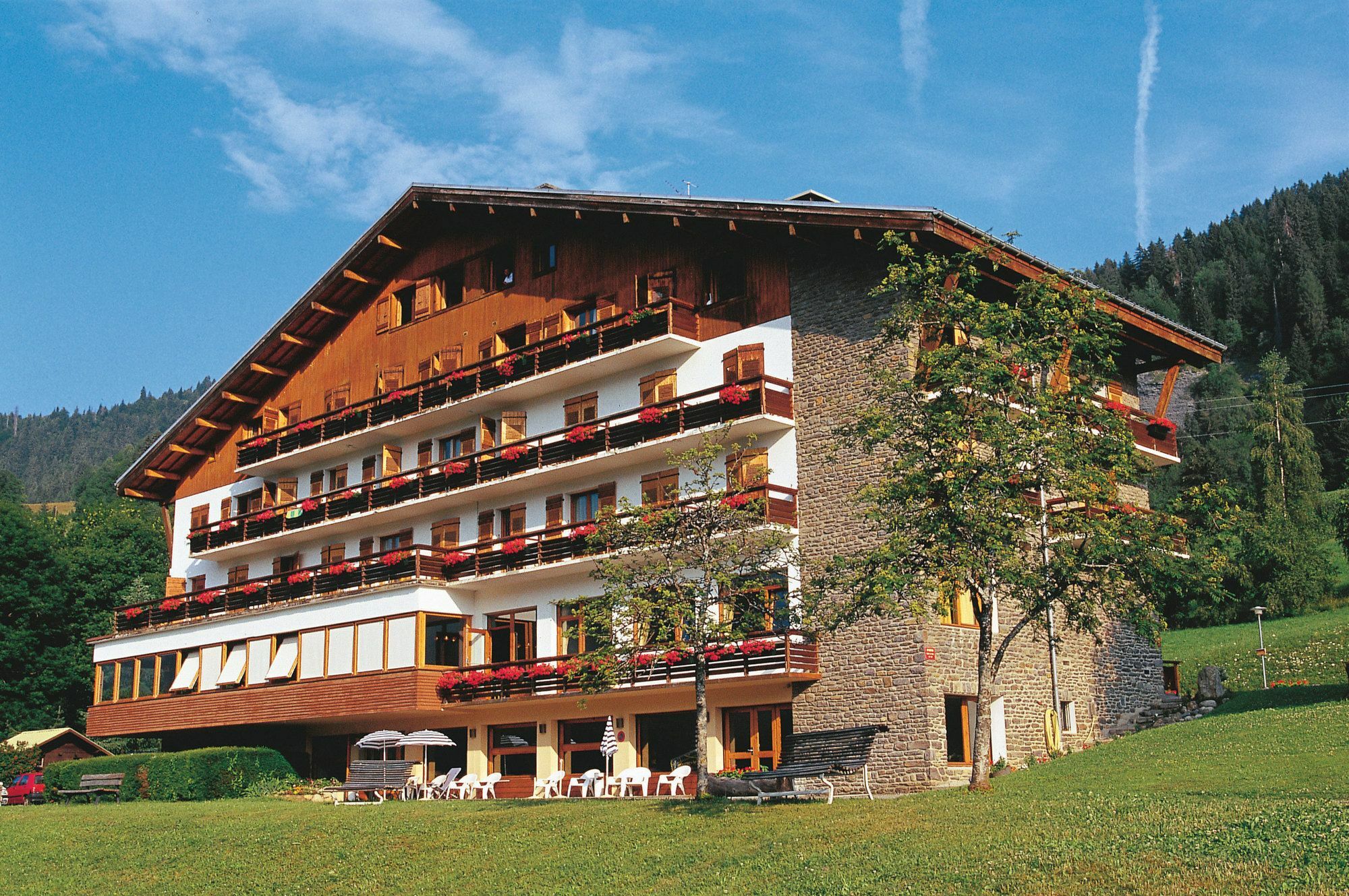 Hotel Vacances Bleues Les Chalets Du Prariand Megève Exteriör bild