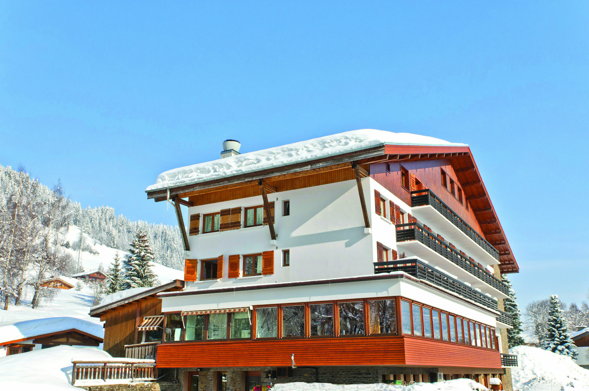 Hotel Vacances Bleues Les Chalets Du Prariand Megève Exteriör bild